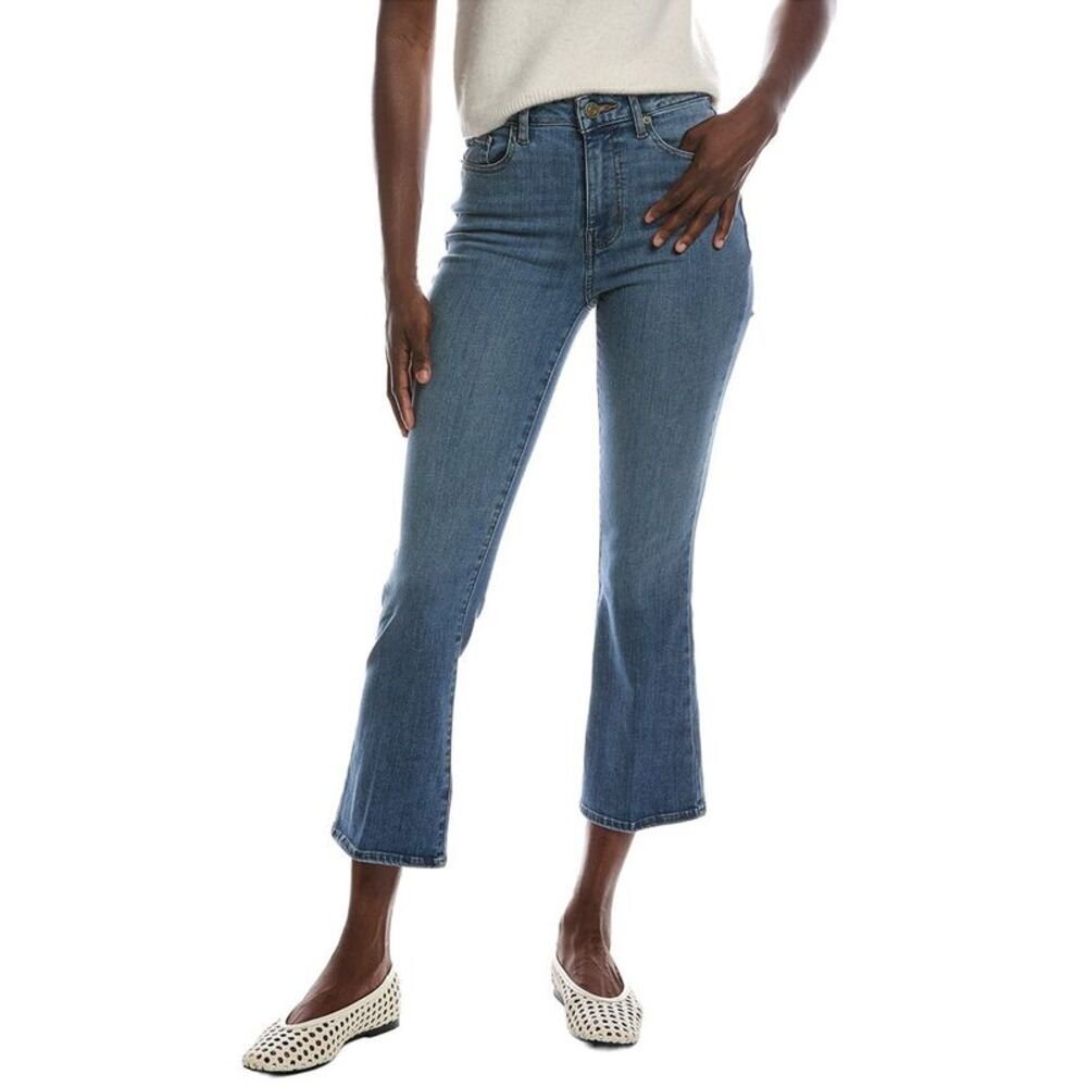 Frame Denim Womens  Le Cropped Mini Boot Kinley Jean